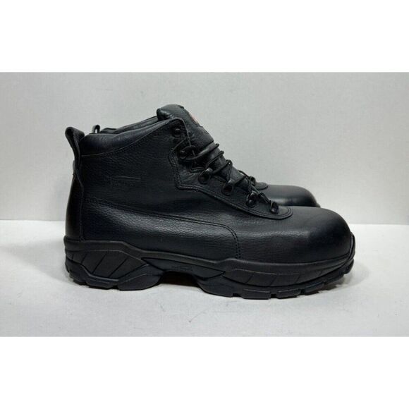 Red Wing Boots Men’s Size 11 Hiking Work Boots Safety Toe Waterproof Black 6680 - Picture 1 of 9